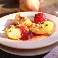 Vanilla-Poached Peaches