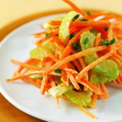Carrot-Celery Slaw with Yogurt Dressing