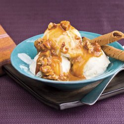 Hot Caramel-Pecan Topping