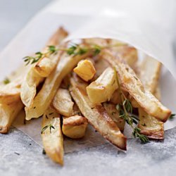 Steak Frites with Shallot Pan Reduction