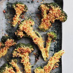 Flash-Roasted Broccoli with Spicy Crumbs