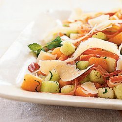 Melon and Prosciutto Salad with Parmigiano-Reggiano