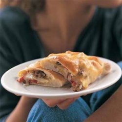 Sausage, Fennel, and Provolone Calzones