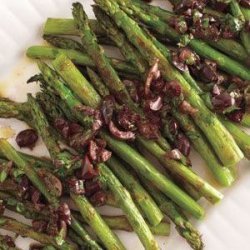 Roasted Asparagus With Olive Vinaigrette