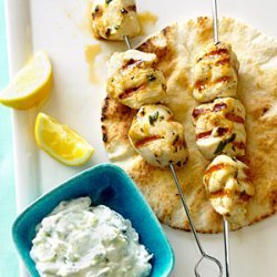 Chicken Souvlaki with Tzatziki