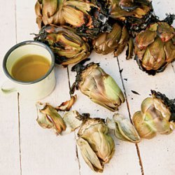 Charcoal-Roasted Artichokes