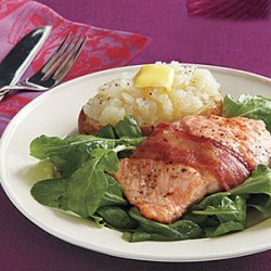 Bacon-Wrapped Salmon