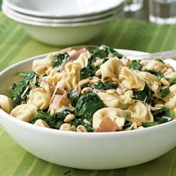 Pasta with Prosciutto and Spinach