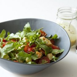 Cherry Tomato Salad with Walnut-Tarragon Dressing