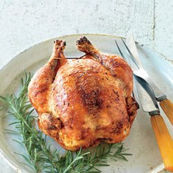 Rosemary-Brined Rotisserie Chicken