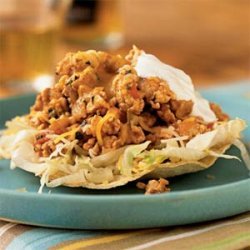 Chicken-Chile Tostadas