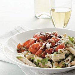 Tomato-Basil Pasta with Asiago