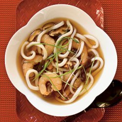 Udon Soup with Shrimp