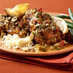 Moroccan Chicken With Olives