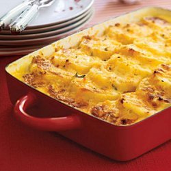 Three-Cheese Scalloped Potatoes