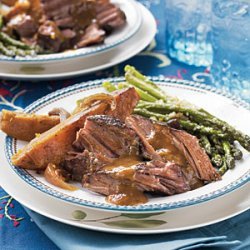 Pot Roast and Sweet Potatoes