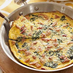 Swiss Chard and Ham Frittata