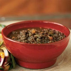 Rosemary-Scented Lentils and Sausage