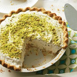 Pistachio Cardamom Ice Cream Pie