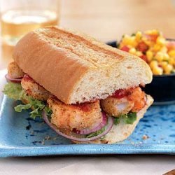 Shrimp Po'boy with Spicy Ketchup