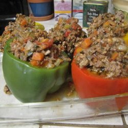 Spicy Speedy Stuffed Peppers