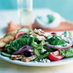 Greek Salad with Grilled Chicken