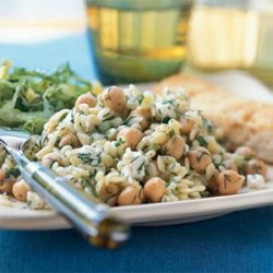 Orzo Salad with Chickpeas, Dill, and Lemon