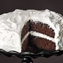 Chocolate Cake with Fluffy Frosting