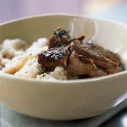 Slow-Roasted Beef with Creamy Mashed Potatoes