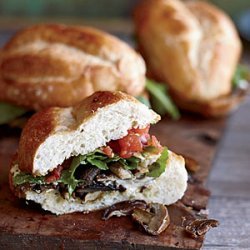 Mushroom and Goat Cheese Tortas