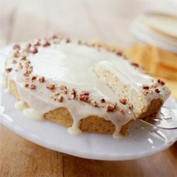 Spaghetti Squash Cake with Orange-Cream Cheese Glaze