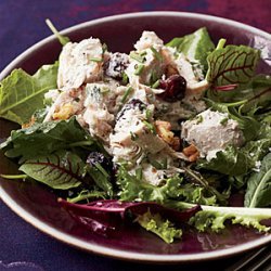 Walnut-Cranberry Turkey Salad