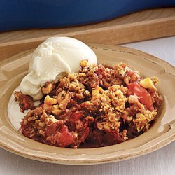 Rhubarb-and-Strawberry Crisp