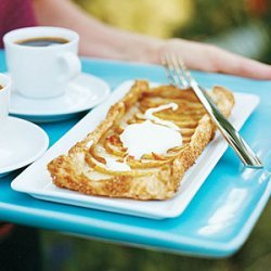 Rustic Pear Tarts with Crème Fraîche