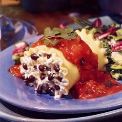 Black Bean Lasagna Rolls