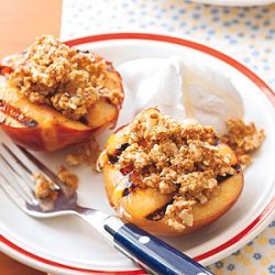 Grilled Amaretti-Stuffed Nectarines