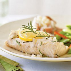 Rosemary-infused Cod