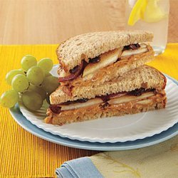 Peanut Butter and Pear Sandwiches