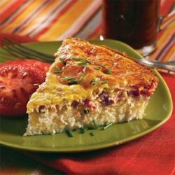 Savory Ham-and-Swiss Breakfast Pie