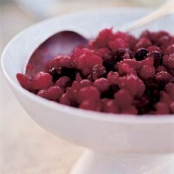 Anise Pear-Cranberry Sauce