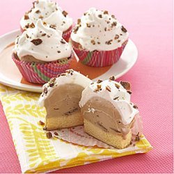 Coffee-Toffee Ice Cream Cupcakes