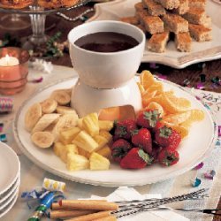 Chocolate and Coconut Cream Fondue