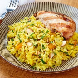 Curried Basmati Rice and Apple Pilaf