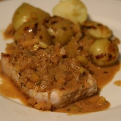 Pork Chops with Curried Apple-Onion Sauce