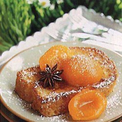 Pain Perdu with Poached Apricots