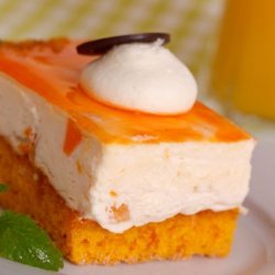 Mango-Orange Mousse Cake