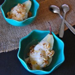 Poached Pear Sundaes