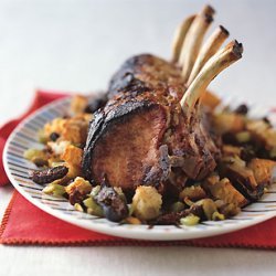 Pork Rib Roast with Fig and Pistachio Stuffing