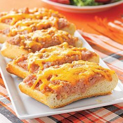 Deviled Ham and Cheddar Toasts