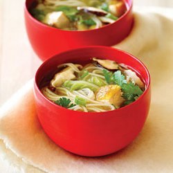 Shiitake Mushroom and Tofu Soup